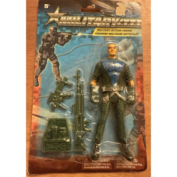 MILITARY ACTION FIGURE NIP‎ 4-PIECE PLAY SET KIDS TOYS - Picture 2 of 3